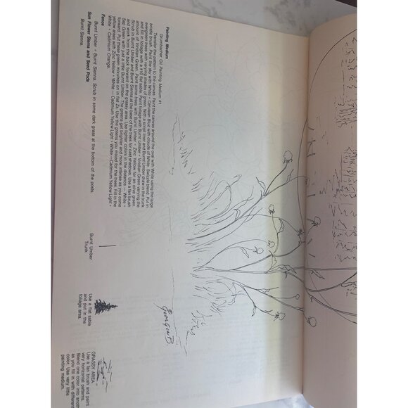 Petals And Places Vol. 2 By Georgia Bartlett Vintage Painting Book - Picture 4 of 4